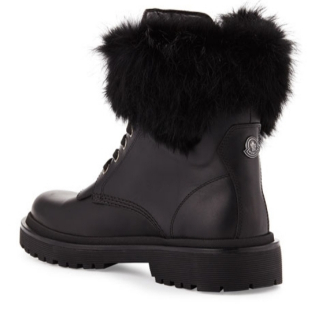 MONCLER FEMALES LEATHER BOOTS - Picture 2 of 4
